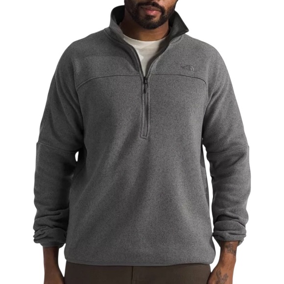 The North Face Men's Front Range Fleece Half Zip Pullover Sweater Gray Size 4X